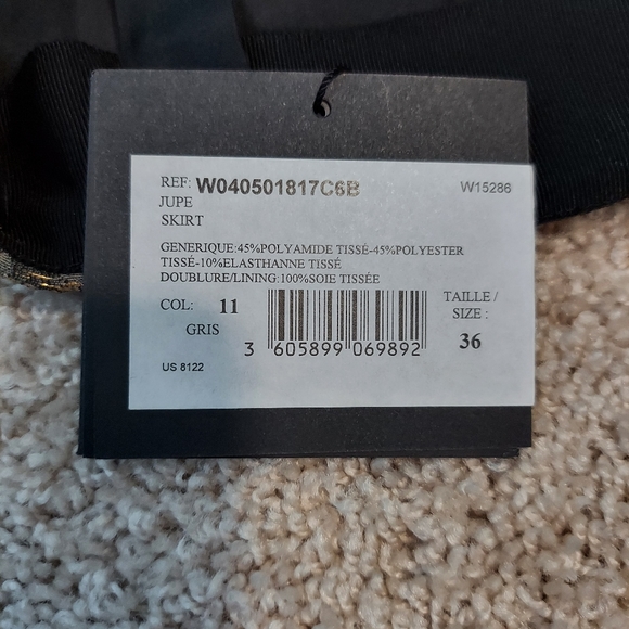 NWT Lanvin Les 10 Ans Runway Mini Metallic Skirt ♥ - Picture 7 of 9